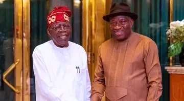 GEJ meets President Bola Tinubu at Aso Rock Villa.